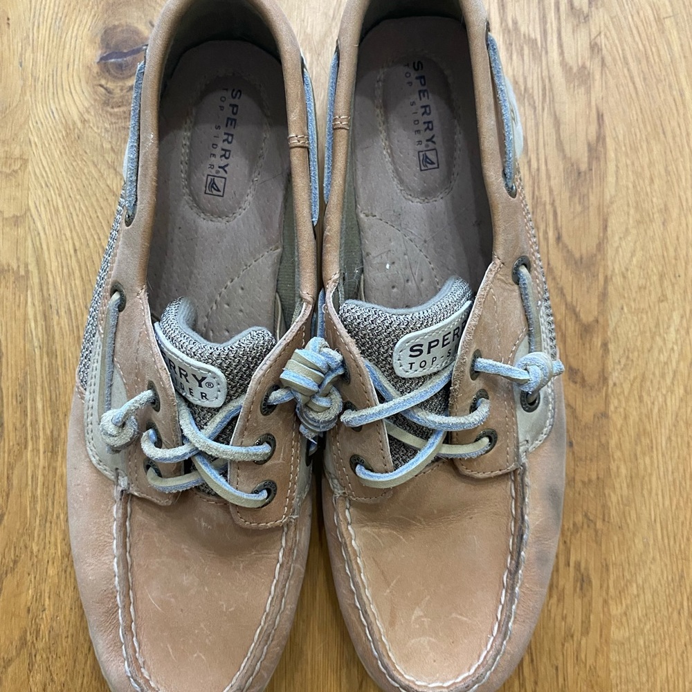 Sperry Light Brown Boat Shoes